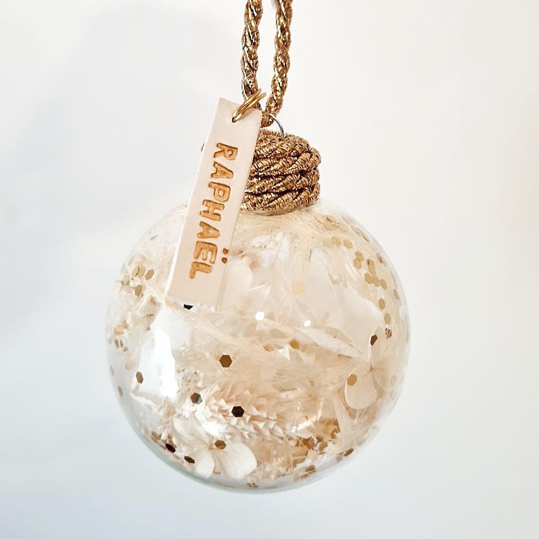 Boule de noël | personnalisable
