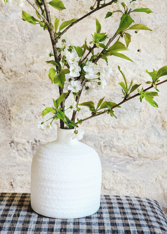 Vase Terri | Blanc GM