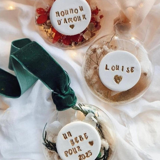 Boule de noël | personnalisable