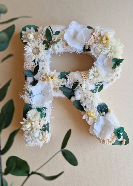 Lettre fleurie | 20 cm
