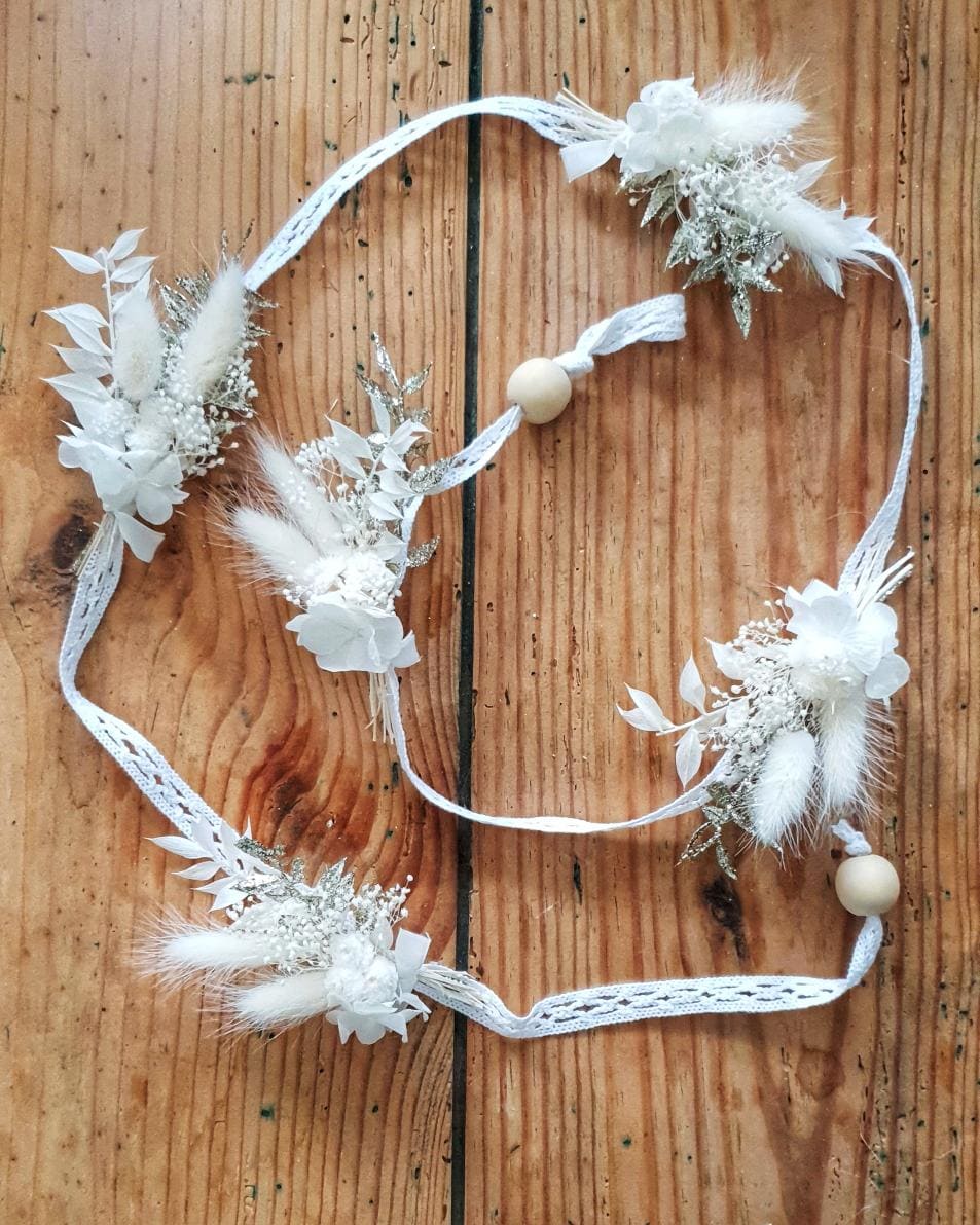 Atelier floral Enfant  Guirlande de fleurs lumineuse