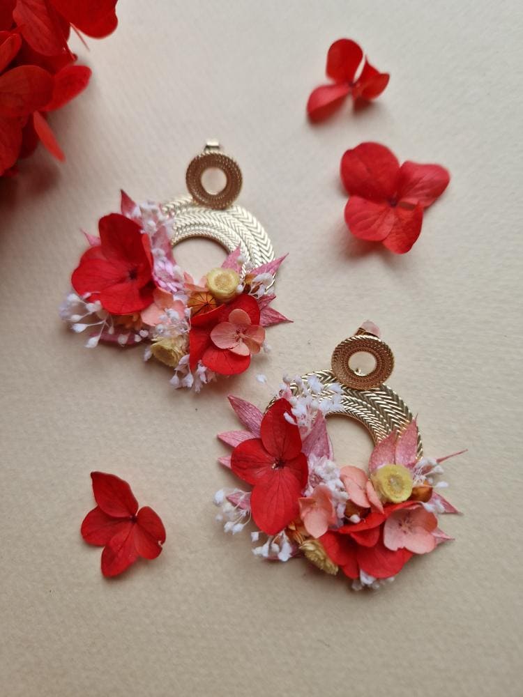 Atelier DIY adulte - Boucles d'oreilles fleuries