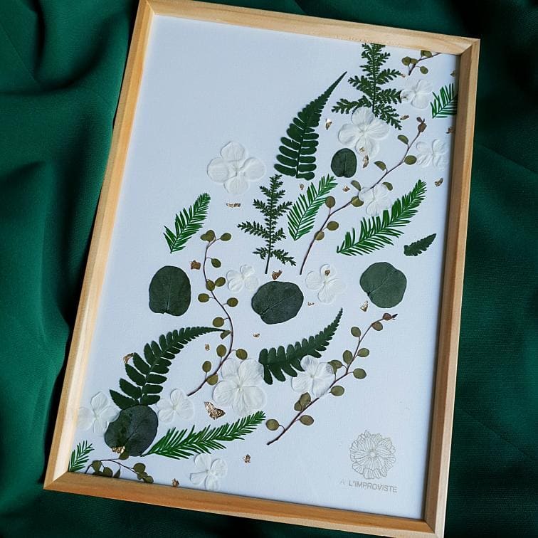 Atelier DIY HERBIER en fleurs séchées